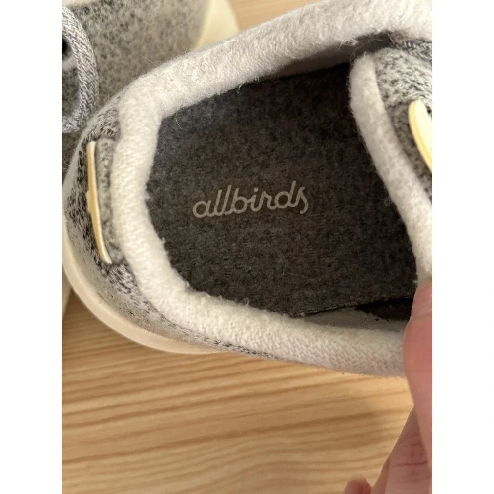 Allbirds Wool Runners Womens 8 Light Gray Casual Walking Running Shoes Sneakers
